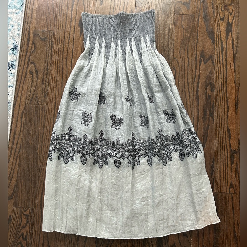 Lapis Strapless dress - one size